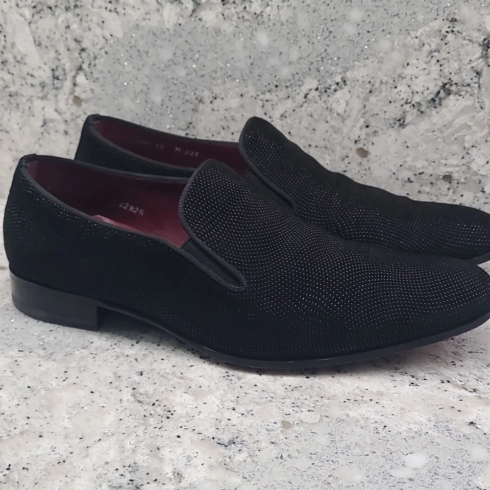 Mezlan Custom Collection Suede Textured Loafers - Picture 5 of 10